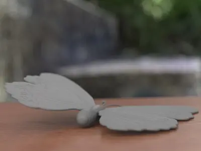 Butterfly 3D print model