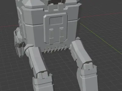 low-poly Deep Rock Galactic Free low-poly 3D model