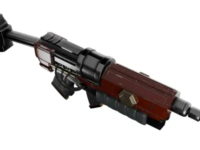 Tactical Weapon - Bull-P5 3D model