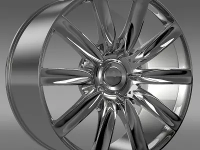 Bentley Continental GT rim 3D model