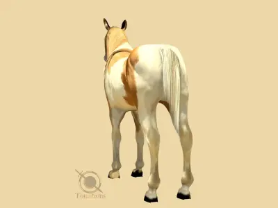 Horse 3D model 2