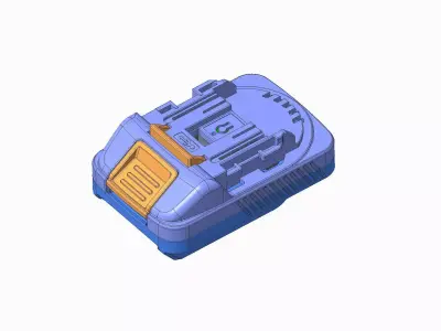 hand drill battery case 3D model