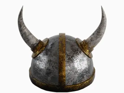 Viking Helmet 02 3D model