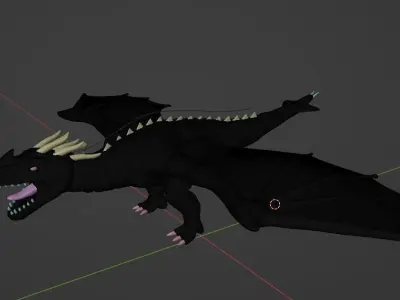Dragon 3D model get