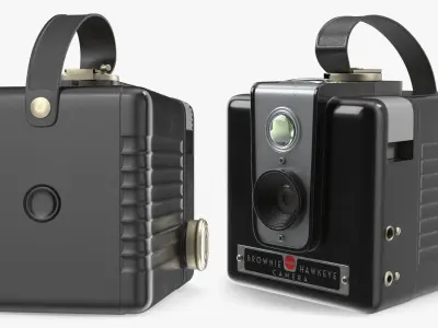  Vintage Kodak Brownie Hawkeye Camera 
