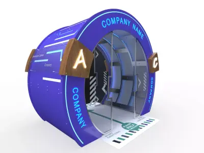 Disinfection Tunnel 1 3D model