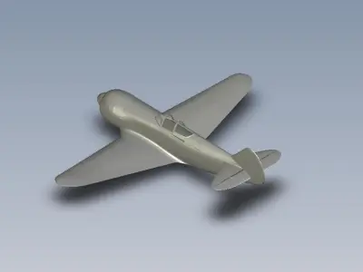 Plane USSR La-5FN Free 3D print model