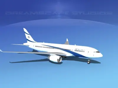 Boeing 787-8 El Al 3D model