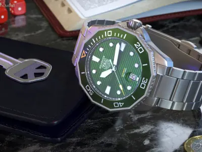  Tag Heuer Aquaracer Sport Diving Watch Green 