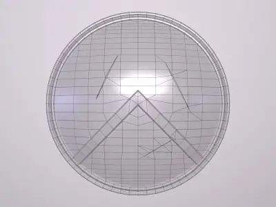 Historic Greek Shields Low-poly 3D model