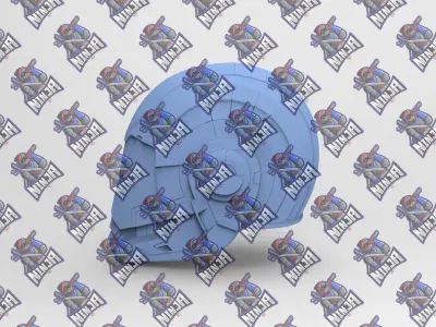 QUANTUM TIME TRAVEL HELMET FOR 3D PRINT 3D model