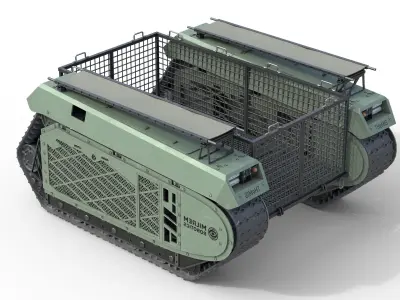 Themis Robotic Cargo Low-poly 3D model