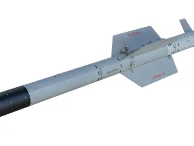 KAB-50C  KAB-50TV  and  KAB-50L guided air bomb 3in1 Low-poly 3D model