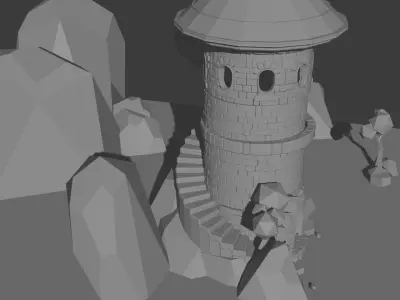 Building Free 3D model get