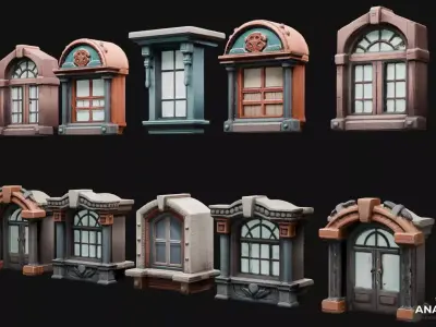 Windows-1 3D Model Low-poly 3D model