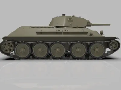 Tank 1 3D model purchase