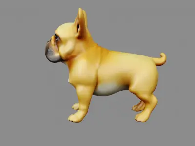 Cute Dog 3D model