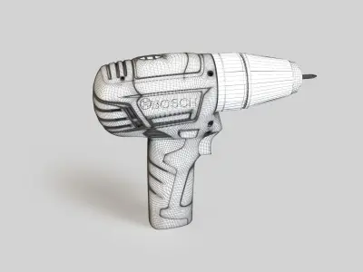 Bosch PSR 1080 LI Cordless Drill Driver 3D model