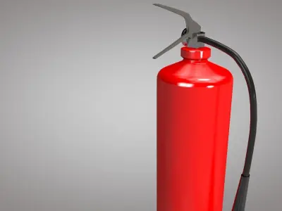 Fire Extinguisher Cylinder 3d Modeling Low-poly 3D model