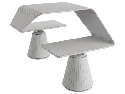 Modern Bench To Park 3D model