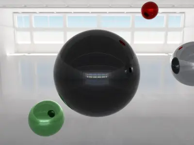 HDRI - Industrial Hangar Hall Interior 4 Texture