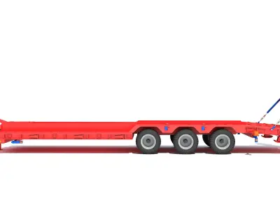 Platform Trailer 3D model from CGTrader