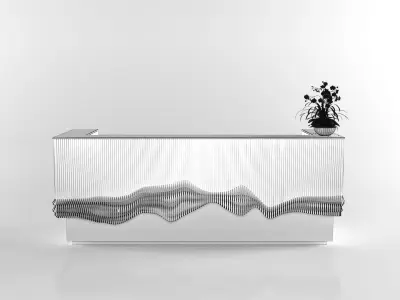 RECEPTION COUNTER 084 3D model