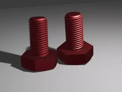screw Free low-poly 3D model