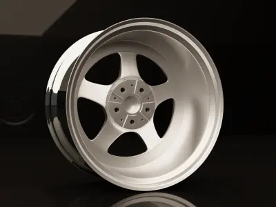 Car Rim 3D model by JustasR3D