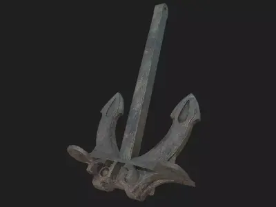 Anchor Low-poly 3D model