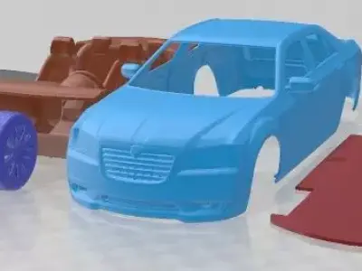 Lancia Thema 2013 Printable Car 3D print model
