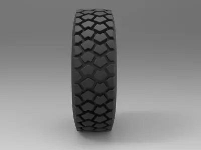 Offroad truck wheel 3D model by 3DTechDesign