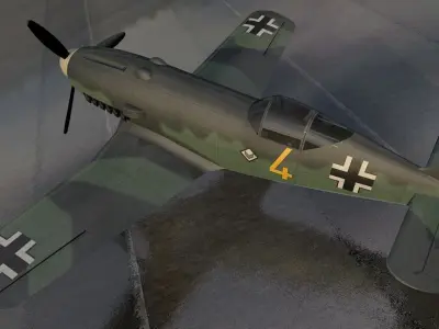 Messerschmitt Me-209 v1 3D model