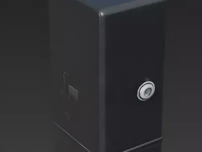 Realistic Vintage Payphone 3d model Low-poly 3D model