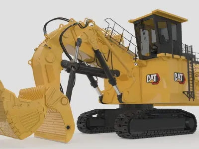 Mining Shovel Excavator 3D model