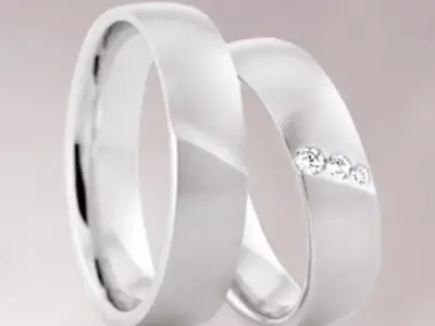 Wedding rings 187 3D print model