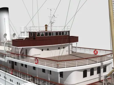 STELLA POLARIS Norway Low-poly 3D model