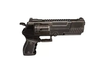 Revolver 3D model shop