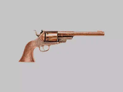 Revolver 3D Model 3D model purchase