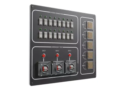 Small Control Panel 1 3D model