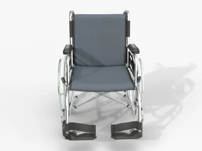 Light wheelchair manual 01 3D model