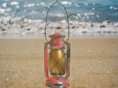 Oil Lantern  3D model purchase