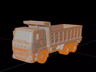Mitsubishi Fuso Shogun FP350G 3D model