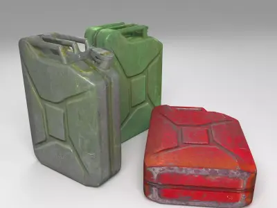 Jerry Can Old 3D model