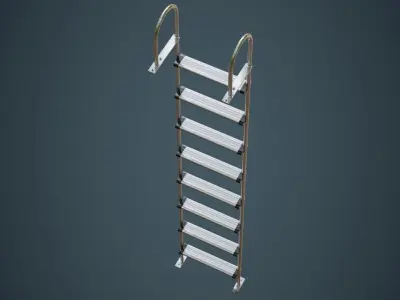 Ladder 3A Low-poly 3D model