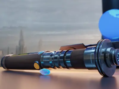 Light saber Free 3D model
