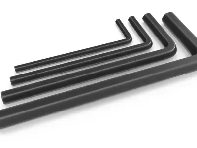 Allen Set Low-poly 3D model