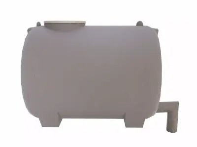 Water Storage Tank 3D model Low-poly 3D model