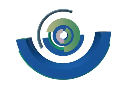 machine circular logo Free 3D model