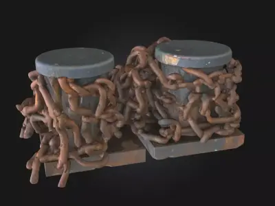 Anchored Bonds  Symbolic Sculpture Model for Emotional  3D model